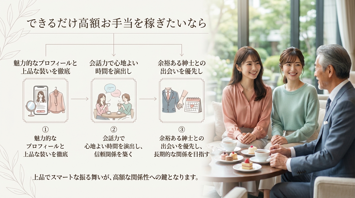 できるだけ高額お手当を稼ぎたいなら