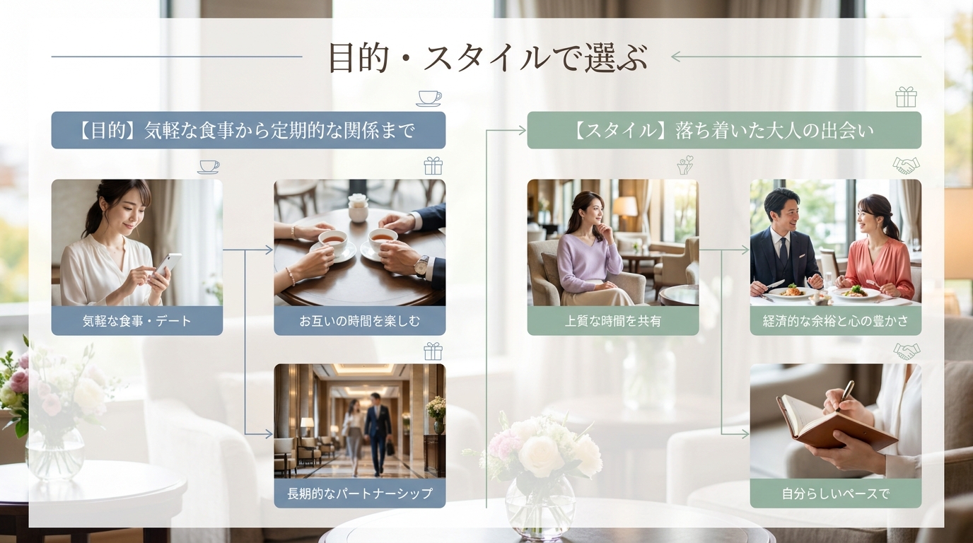 目的・スタイルで選ぶ