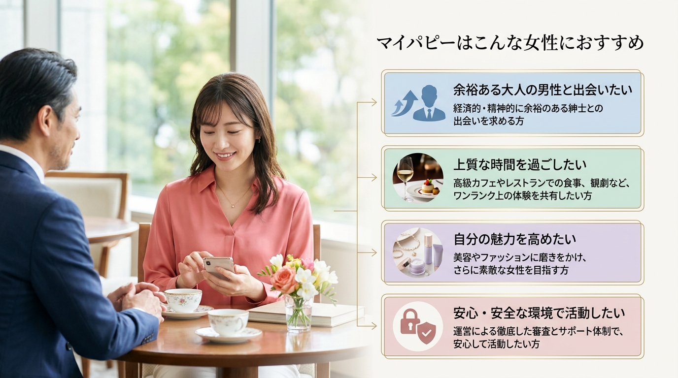 マイパピーはこんな女性におすすめ